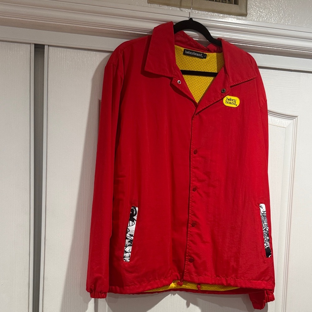 Hebru Brand Flyboy Red Men's Jacket